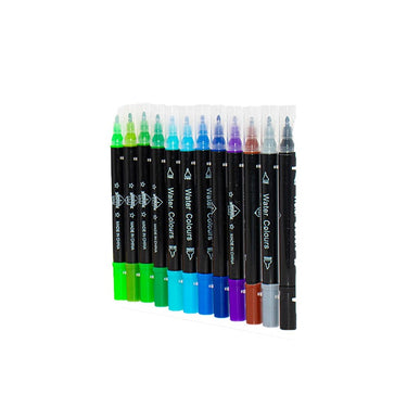 24Pcs - Double Ended Watercolor Markers